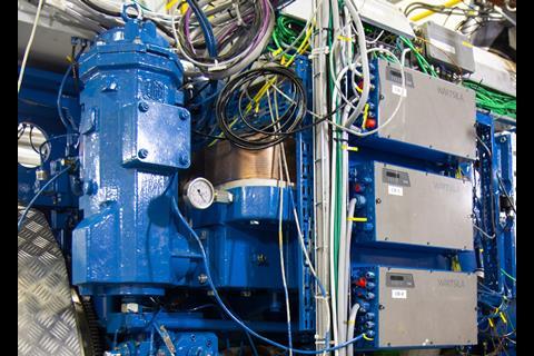 A Wärtsilä test engine at the University of Vaasa VEBIC energy lab (credit: Riikka Kalmi/University of Vaasa)
